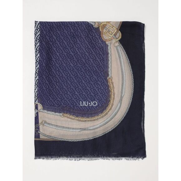 Liu Jo Scarf Woman Blue